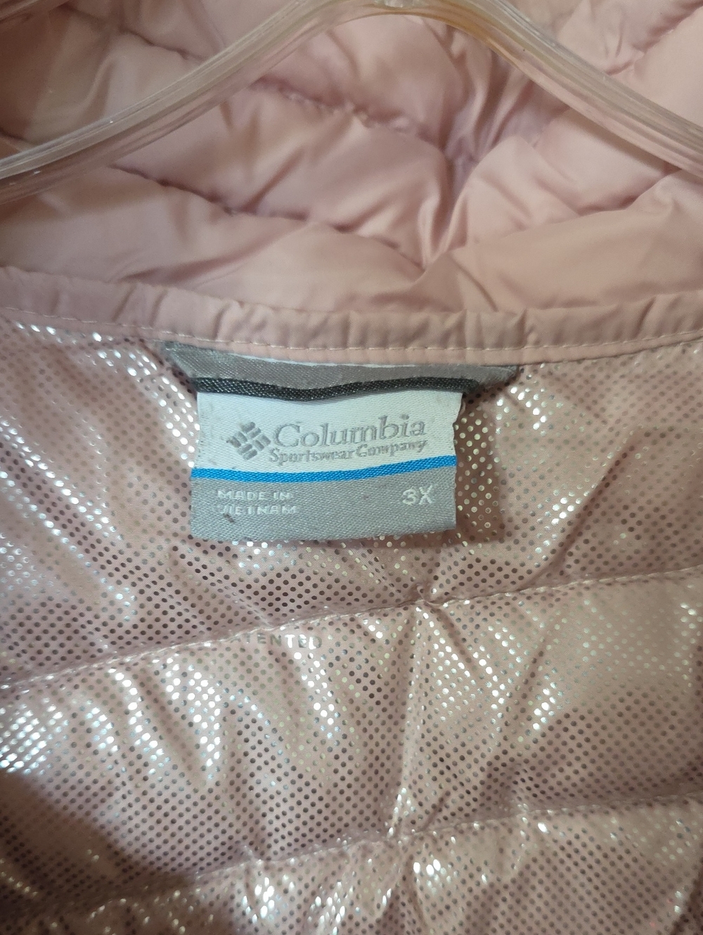 Omni Heat Columbia Pale Pink Quilted Puffer Jacket - Picture 3 of 10